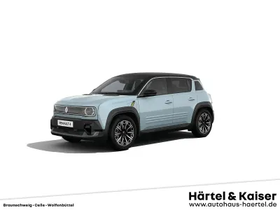 Neu Renault 4 E-Tech Iconic 11 kW (15 PS) 2025 Kumulusblau mit schwarzem dach (blau) SUV