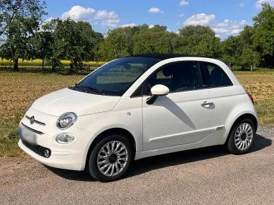 Gebraucht Fiat 500 Lounge 70 PS (51 kW) 2020 Weiß Cabrio
