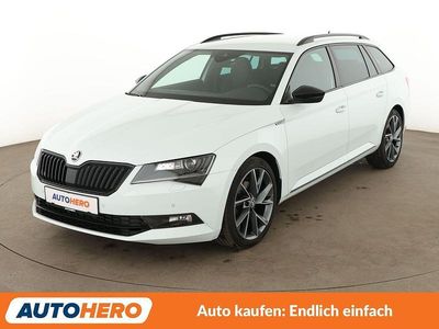 Gebraucht Skoda Superb SportLine 190 PS (139 kW) 2018 Weiß Kombi