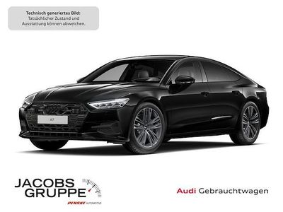 Mythosschwarz metallic Gebraucht 2025 Audi A7 Ambiente Limousine | 59.930 € (Fairer Preis)