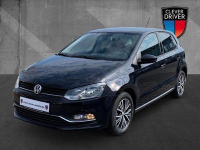 Gebraucht VW Polo Allstar 90 PS (66 kW) 2017 Schwarz (metallic) Kleinwagen