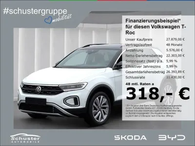 Gebraucht VW T-Roc Goal 150 PS (110 kW) 2025 Weiß SUV