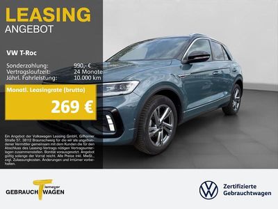 Begagnad VW T-Roc R-line 150 HK (110 kW) 2025 Blå SUV