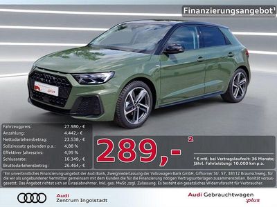 Grün metallic Gebraucht 2025 Audi A1 Sportback S-Line Kleinwagen | 27.980 € (Etwas zu teuer)