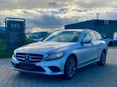 Brugt Mercedes C200 Avantgarde 160 HK (117 kW) 2019 Sølv Stationcar