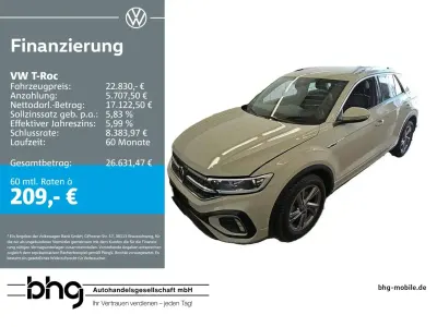 Gebraucht VW T-Roc R-line 110 PS (80 kW) 2024 Grau SUV