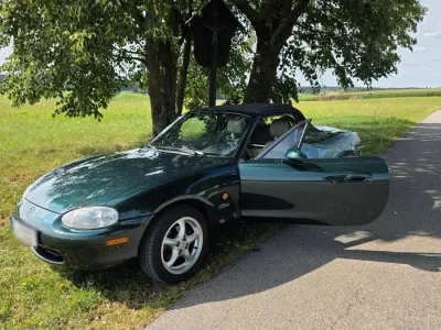 Gebraucht Mazda MX5 120 PS (88 kW) 2000 Grün Cabrio