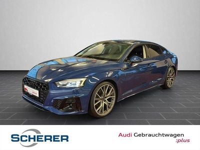 Ascariblau metallic (metallic) Gebraucht 2024 Audi A5 Sportback Ambiente Kleinwagen | 38.300 € (Guter Preis)
