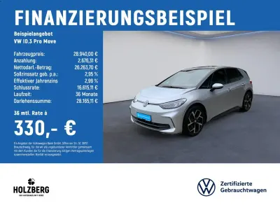 Gebraucht VW ID.3 Pro 150 kW (204 PS) 2024 Silber Kleinwagen