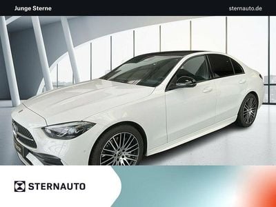 Gebraucht Mercedes C180 AMG line 170 PS (125 kW) 2025 Unilack polarweiß Limousine