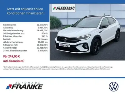Gebraucht VW Taigo R-line 110 PS (80 kW) 2023 Pure white schwarz SUV