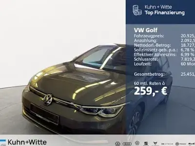 Brugt VW Golf VIII Active 131 HK (96 kW) 2022 Grå Sedan