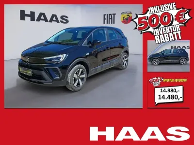 Gebraucht Opel Crossland X Enjoy 110 PS (80 kW) 2024 Lackierung schwarz perla nera/metallic k (metallic) SUV