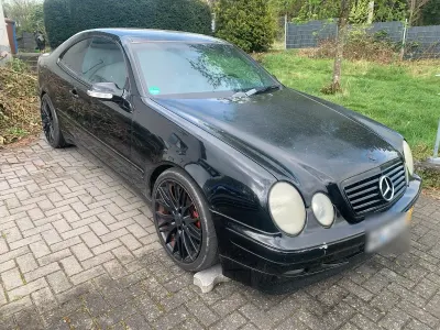 Gebraucht Mercedes CLK230 192 PS (141 kW) 2000 Schwarz Coupé
