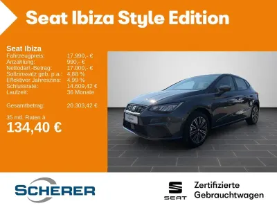Gebraucht Seat Ibiza Style 116 PS (85 kW) 2024 Grau Kleinwagen