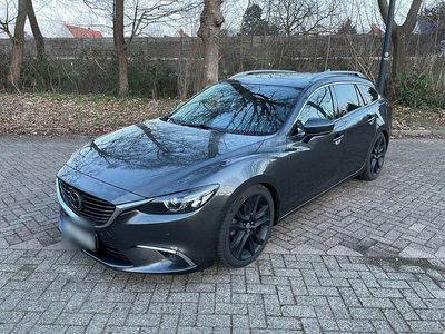 Grau Gebraucht 2017 Mazda 6 Sports-Line Kombi | 11.950 € (Fairer Preis)