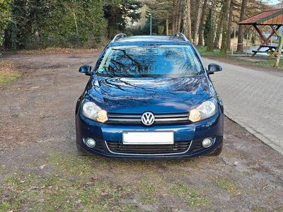 Gebraucht VW Golf VII Style 105 PS (77 kW) 2012 Blau Kombi