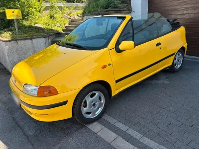 Gebraucht Fiat Punto Cabriolet 86 PS (63 kW) 1999 Gelb Cabrio