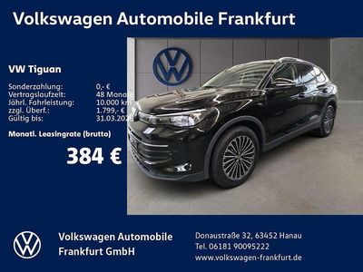 Neu VW Tiguan S 150 PS (110 kW) 2026 Schwarz SUV