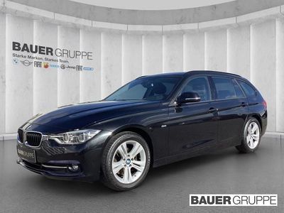 Usata BMW 320 Sport Line 190 CV (139 kW) 2017 Nero Station wagon