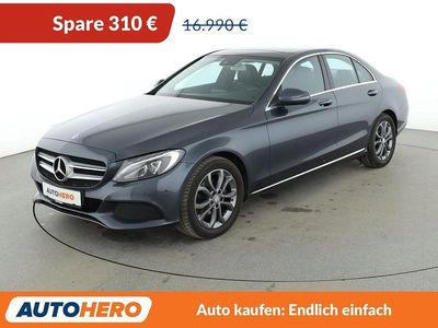 Usata Mercedes C180 Avantgarde 156 CV (114 kW) 2015 Grigio Berlina