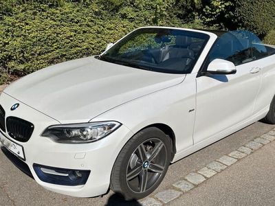 gebraucht BMW 218 i Cabrio Sport Line Sport Line neu bereift