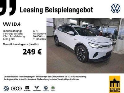 Weiß Gebraucht 2022 VW ID.4 Pure SUV | 20.397 € (Guter Preis)