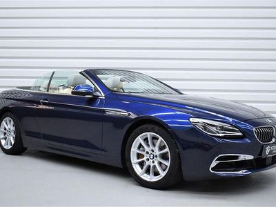 Gebraucht BMW 640 Cabriolet Sport Line 313 PS (230 kW) 2016 Blau Cabrio