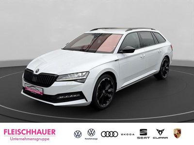 Weiss Gebraucht 2022 Skoda Superb SportLine Kombi | 26.980 € (Fairer Preis)