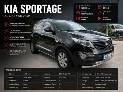 Gebraucht Kia Sportage FIFA World Cup Edition 163 PS (119 kW) 2013 Schwarz SUV