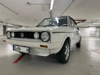 Gebraucht VW Golf Cabriolet 90 PS (66 kW) 1986 Weiß Cabrio