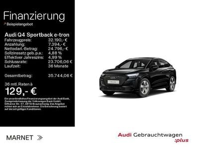 Gebraucht Audi Q4 Sportback e-tron Sport 219 kW (299 PS) 2023 Schwarz SUV