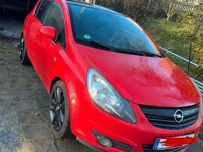 Gebraucht Opel Corsa Color Edition 87 PS (63 kW) 2010 Rot Kleinwagen