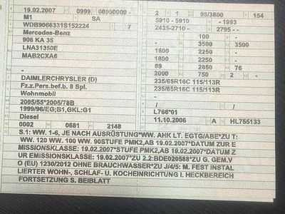 Gebraucht Mercedes Sprinter 129 PS (94 kW) 2007 Weiß Van