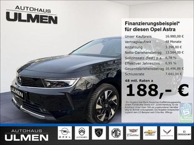 Gebraucht Opel Astra Elegance 131 PS (96 kW) 2022 Schwarz Limousine