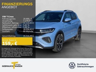 Blau Neu 2025 VW T-Cross R-line SUV | 29.490 € (Guter Preis)