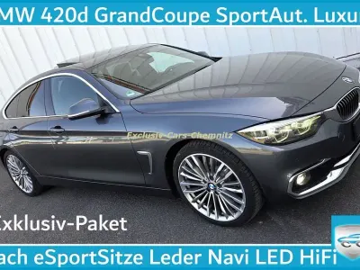 Gebraucht BMW 420 Coupé Luxury Line 190 PS (139 kW) 2019 Mineralgrau met. (metallic) Coupé
