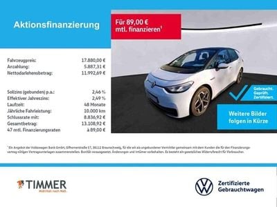 Gebraucht VW ID.3 Pure 110 kW (150 PS) 2022 Weiß Kleinwagen