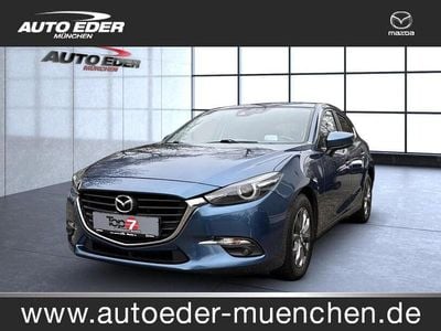 Gebraucht Mazda 3 Exclusive-Line 120 PS (88 kW) 2017 Blau Limousine