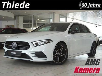 Usata Mercedes A180 AMG line 136 CV (100 kW) 2021 Bianco Berlina