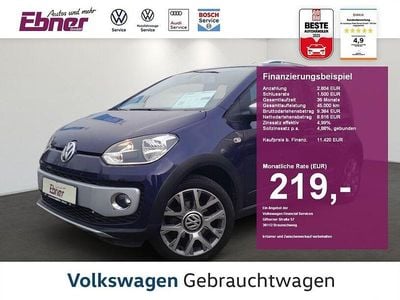 Second-hand VW cross up! 75 CP (55 kW) 2016 Albastru Hatchback
