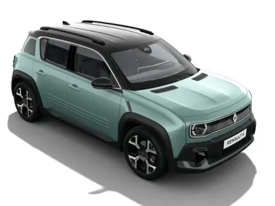 Gebraucht Renault 4 E-Tech Iconic 110 kW (150 PS) 2025 Hautsdefrancegrün, black pear (metallic) SUV