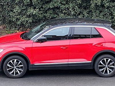 Brugt VW T-Roc Style 115 HK (84 kW) 2018 Rød SUV