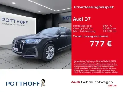 Gebraucht Audi Q7 S-Line 340 PS (250 kW) 2023 Mythosschwarz metallic SUV