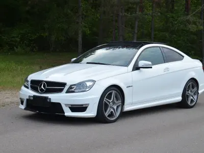 Gebraucht Mercedes C63 AMG AMG 457 PS (336 kW) 2013 Weiß Coupé