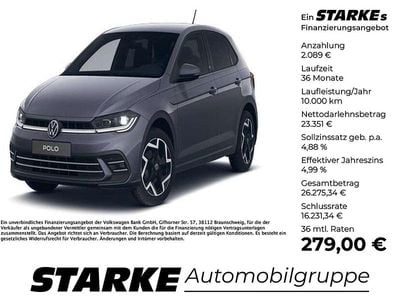 Neu VW Polo Style 95 PS (69 kW) 2025 Rauchgrau metallic Limousine