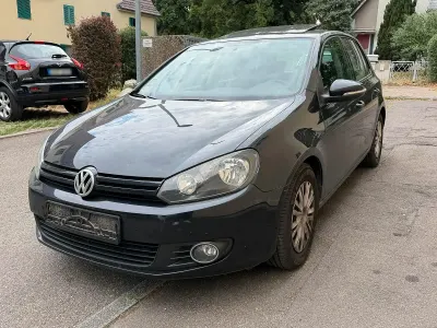 Gebraucht VW Golf VI 102 PS (75 kW) 2009 Schwarz Kleinwagen