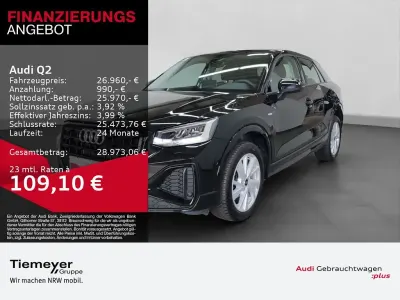 Gebraucht Audi Q2 S-Line 150 PS (110 kW) 2025 Schwarz SUV