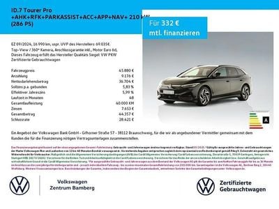 Gebraucht VW ID.7 Pro 210 kW (286 PS) 2024 Schwarz Kombi