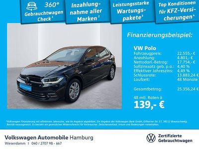 2t deep black perleffekt (metallic) Gebraucht 2024 VW Polo Style Limousine | 22.555 € (Fairer Preis)
